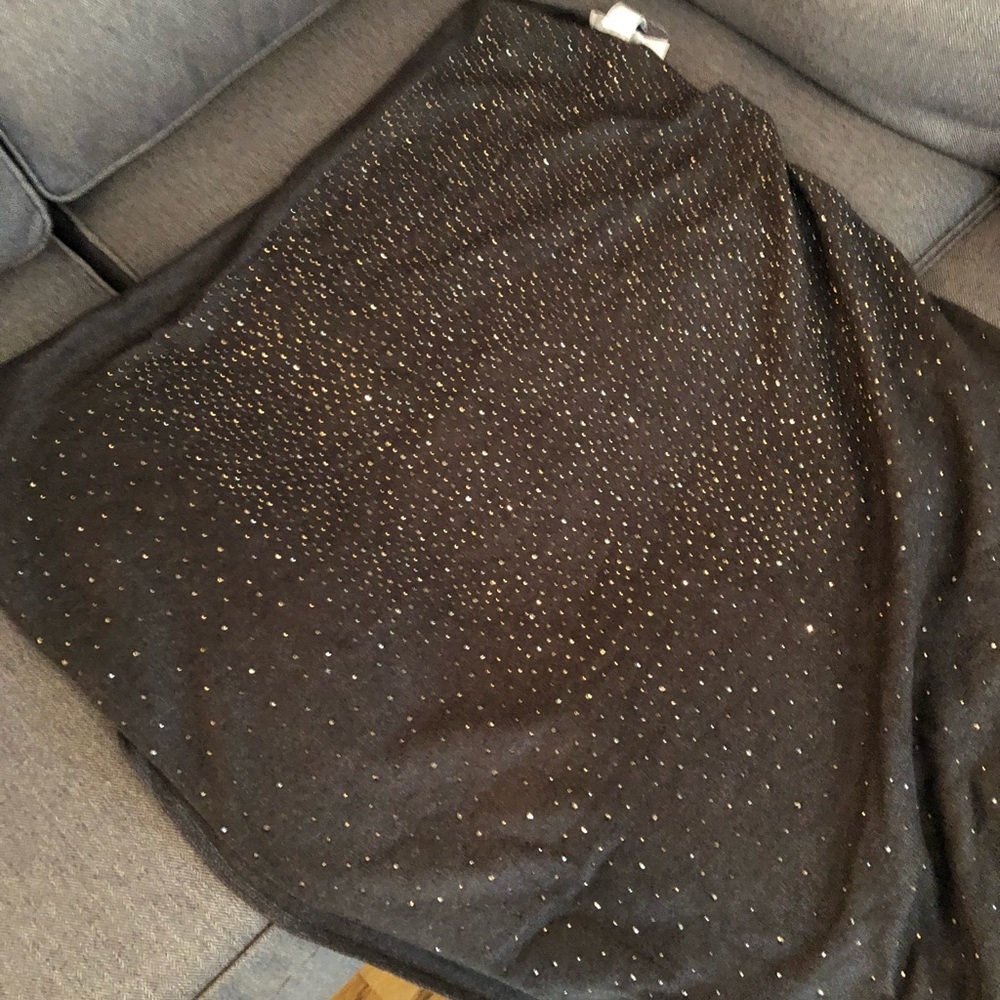 Joan Vass gray sweater cape